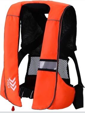 New Automatic Inflatable Life Jackets for Adults Life Vests 330lbs Capacity